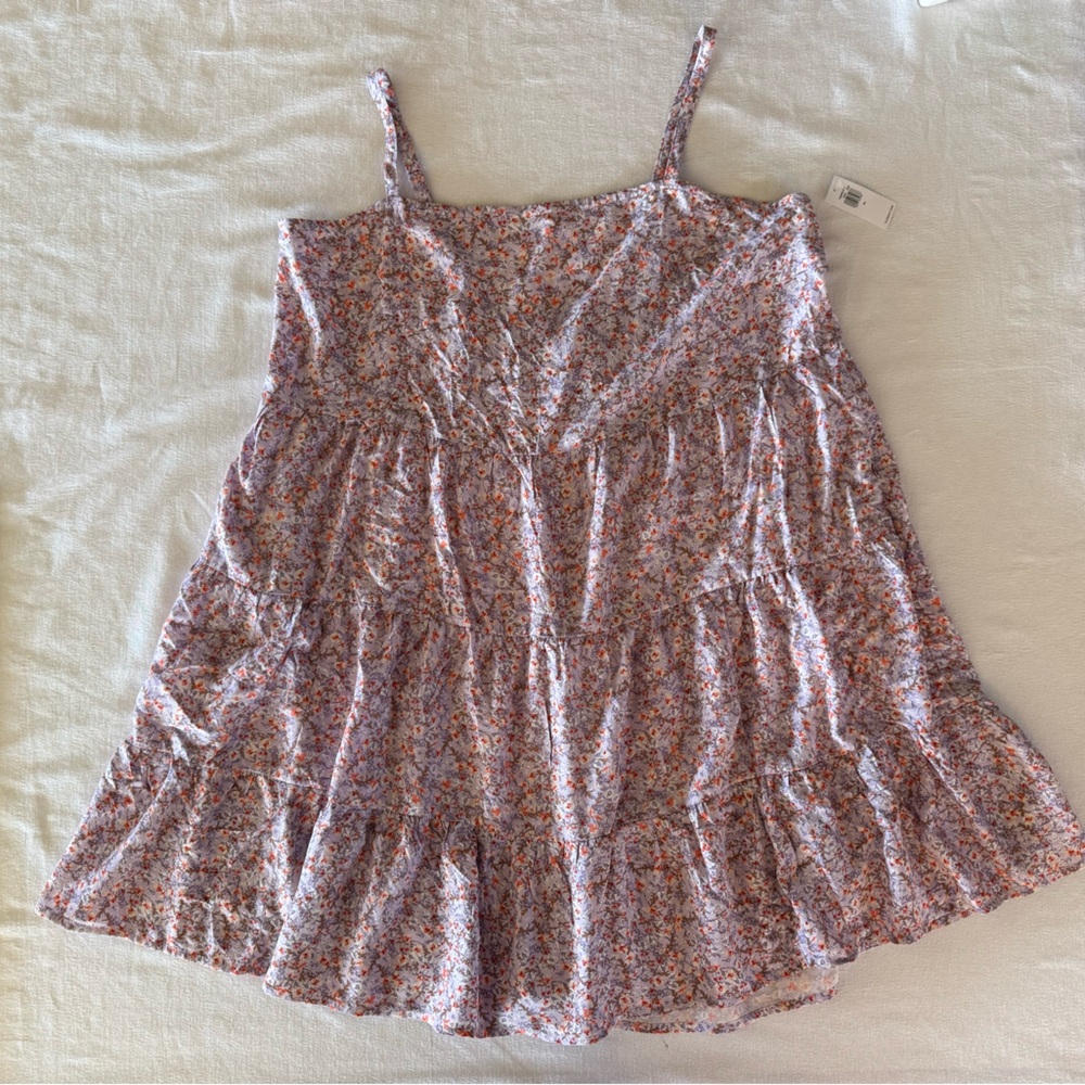 Old Navy Floral Mini Dress Women’s XL NWT Lightweight Summer Dress - Picture 3 of 8